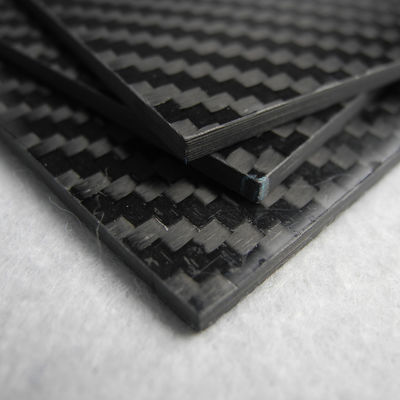 5.0mm 400mm*500mm high modulus carbon fiber sheeting black color