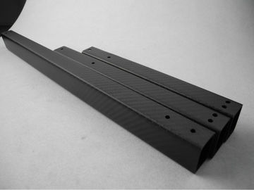 Corrosion Resistant Good Hardness Rectangular Carbon Fiber Tube Building Structure Use