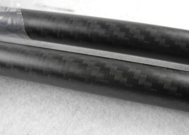 3K Twill Weave Carbon Fiber Tube For Industries R / C Booms 12*10*1000mm