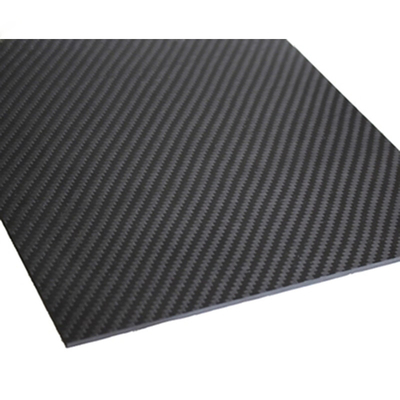 Flexible High Glossy Full 3K Carbon Fiber Sheet - 2 X 2 Twill Weave