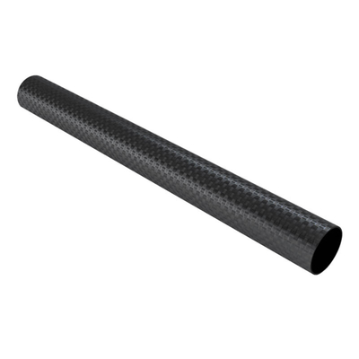 3K 180MM Diameter Carbon Fiber Tubes Strong Corrosion Resistance