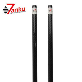 3K Twill Weave Carbon Fiber Tube For Industries R / C Booms 12*10*1000mm