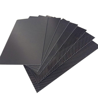 High Stiffness Ultra-Lightweight 100% Carbon Fiber Sheet Laminate Plate Panel 3K Twill Matte Finish