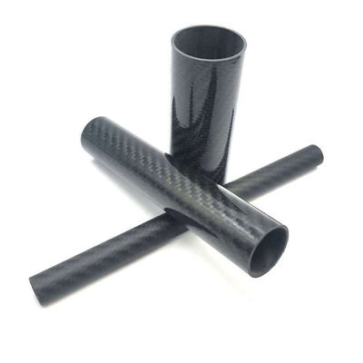 High Strength Lightweight 3K Twill Weave Round Carbon Fiber Tube - Roll Wrapping Process