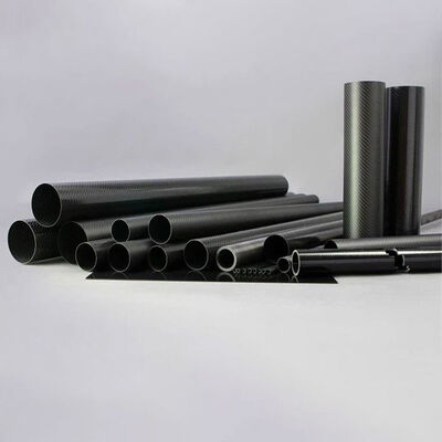 Matt Surface 100% 3K Roll Wrapped Carbon Fiber Tube 23 x 25 x 500mm