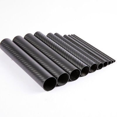 Lightweight High-Strength Carbon Fiber Tube with Custom Length Available for Structural Applications