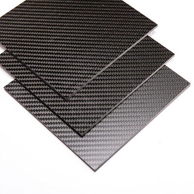 Plain Weave Real Lightweight Carbon Fiber Sheet Panel Plate 240x240x1.5mm