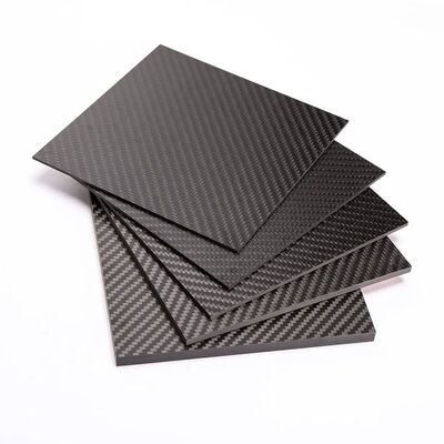 OEM High Strength 100% 3K Carbon Fiber Sheet Twill/Plain Weave Glossy Or Matte Carbon Sheet