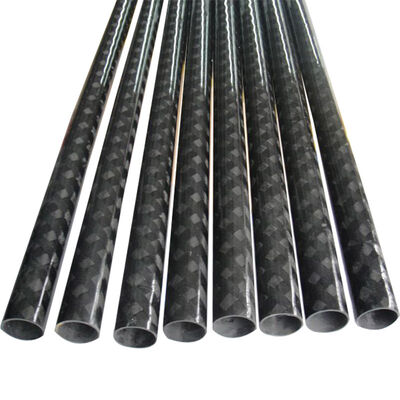 Factory Price 3K Twill Matte Round Carbon Tube 1000mm 2000mm Length Different Diameter
