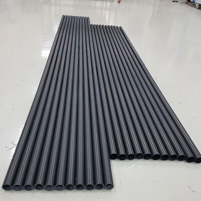 High Modulus Twill Weave Carbon Fiber Tube Lightweight Round Carbon Fiber Rod Pipe