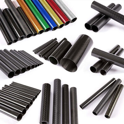 CNC Machining 100% 3K Customized Carbon Fiber Tube - Wide Range of Customization Options
