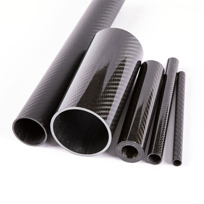 Custom 2.5" OD x 6" Long 3K Carbon Fiber Tube | High Strength Carbon Fiber Tubing Supplier