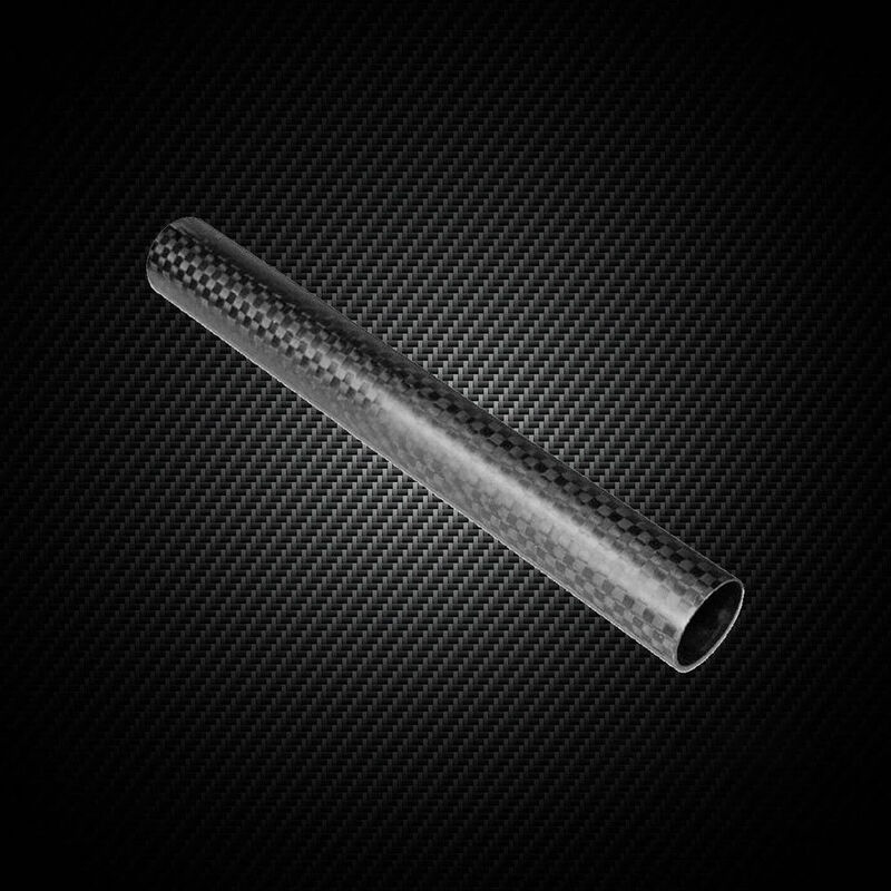 3K Carbon Fiber Pipe | Lightweight High Strength CFRP Round Tube with 3K Twill Weave in Custom Sizes